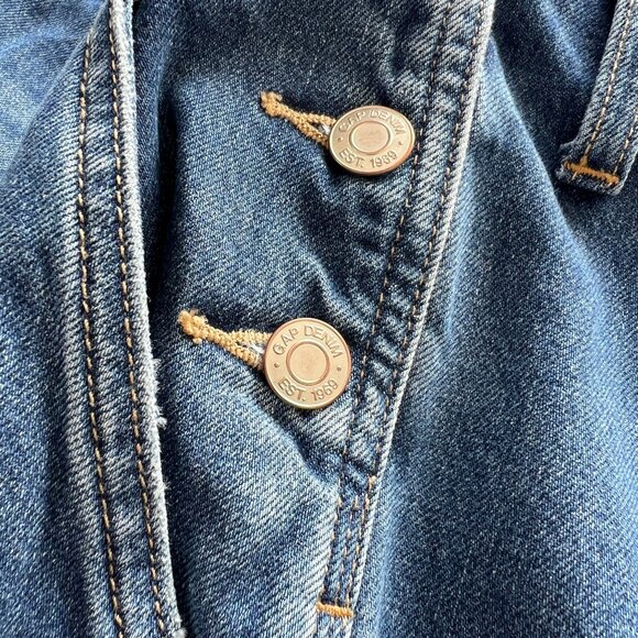 Denim Coverall Gap Medium wash Size L large. Like New - Picture 12 of 14